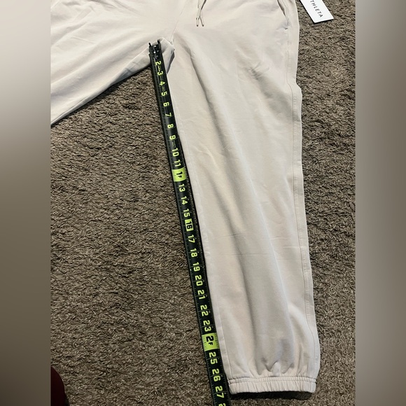 Athleta Retroterry Mid Rise Jogger Abalone Grey Large - Picture 9 of 11